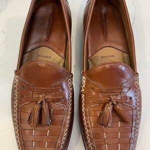EUC Johnston & Murphy Men’s Leather Tassel Loafers 11M Worn Once